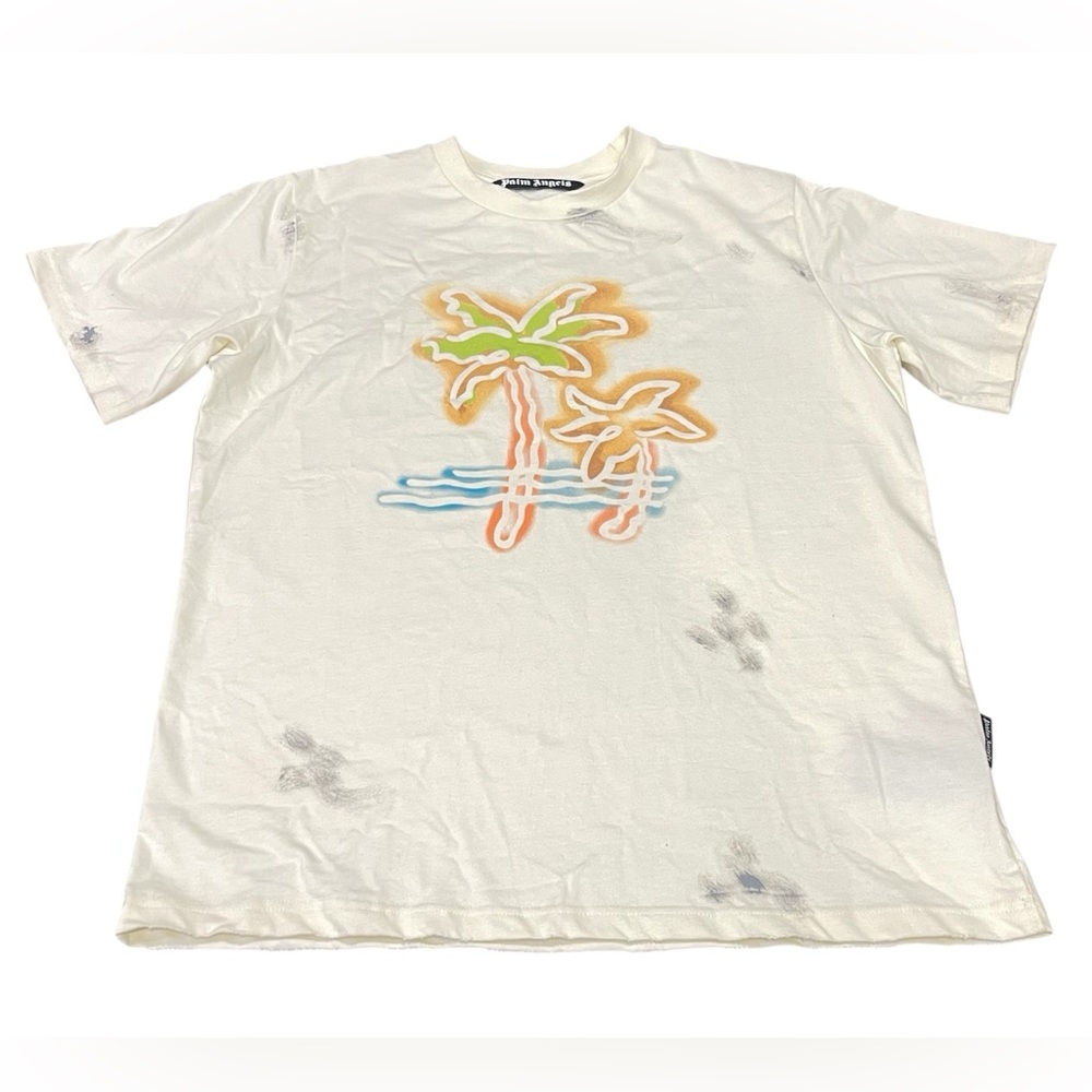 Palm Angels Neon Palm Tee – Men’s Size M